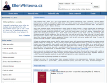 Tablet Screenshot of ellenwhiteova.cz